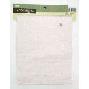 White‎ Linen Table Runner